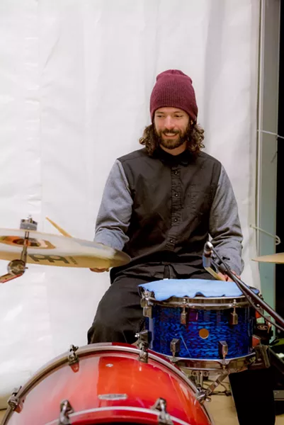 Drummer Patrick Buckley believes "100 percent in Octavia's vision"