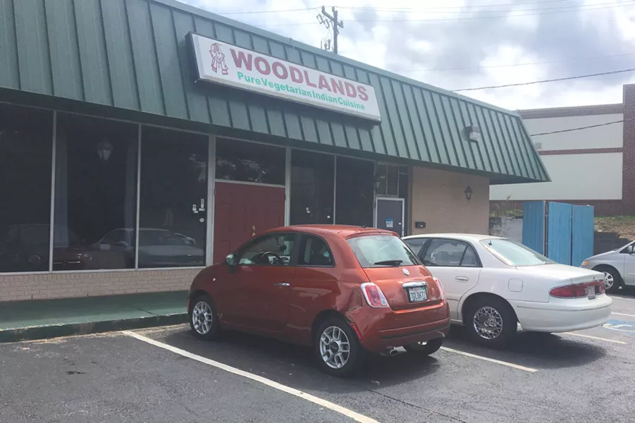 Woodlands is in a tiny strip mall on Albemarle Road
