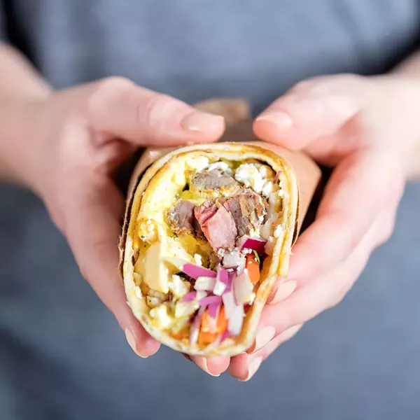 A delicious Tandur wrap.
