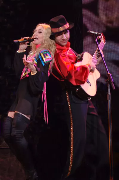 Kolpakov had Madonna's back. (Photo courtesy of Vadim Kolpakov)