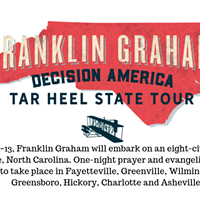 Franklin Graham Tar Heel State Tour (Oct 1-13)