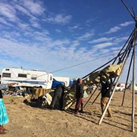 Water protectors at Oceti Sakowin camp in North Dakota brace for cold weather, eviction deadline