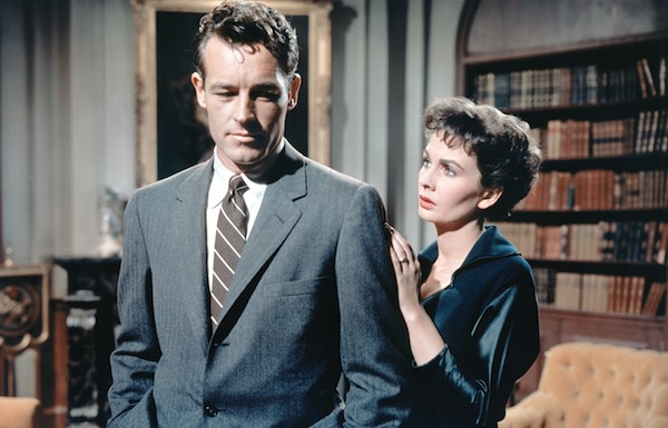 Guy Madison and Jean Simmons in Hilda Crane (Photo: Twilight Time)
