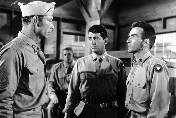 Lee Van Cleef, Dean Martin and Montgomery Clift in The Young Lions (Photo: Twilight Time)