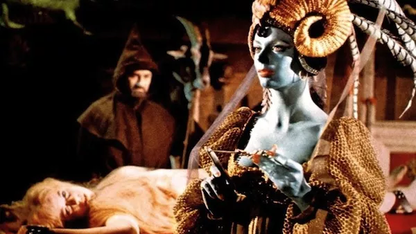 Barbara Steele (right) in The Crimson Cult (Photo: Kino)