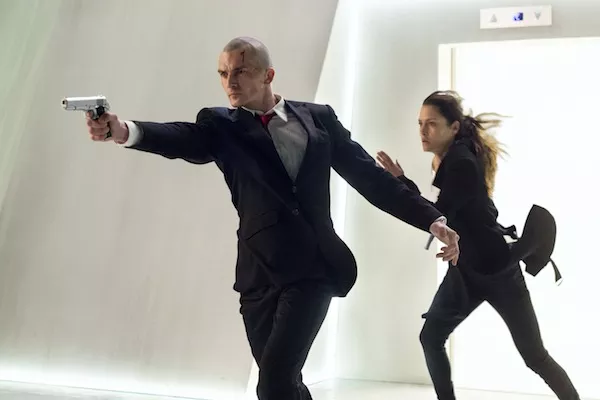 Rupert Friend and Hannah Ware in Hitman: Agent 47 (Photo: Fox)