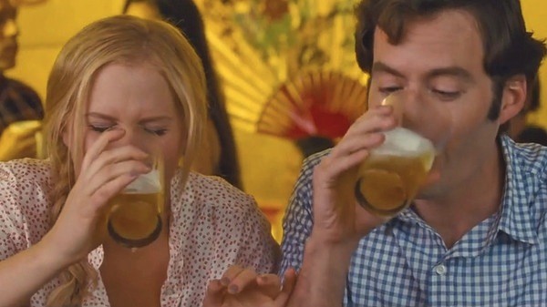 Amy Schumer and Bill Hader in Trainwreck (Photo: Universal)