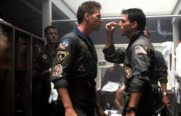 Val Kilmer and Tom Cruise in Top Gun (Photo: Paramount)