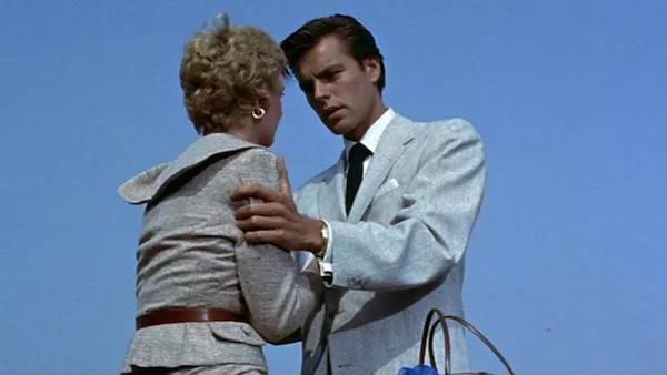 Joanne Woodward and Robert Wagner in A Kiss Before Dying (Photo: Kino)