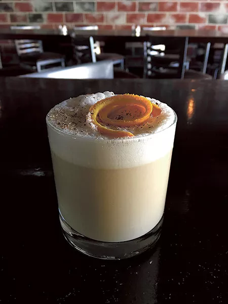 A brunch cocktail from Davidson Street Public House. (Photo courtesy of Davidson Street Public House)