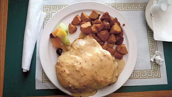 Eggs Salchicha at Letty’s. (Photo by Anita Overcash)
