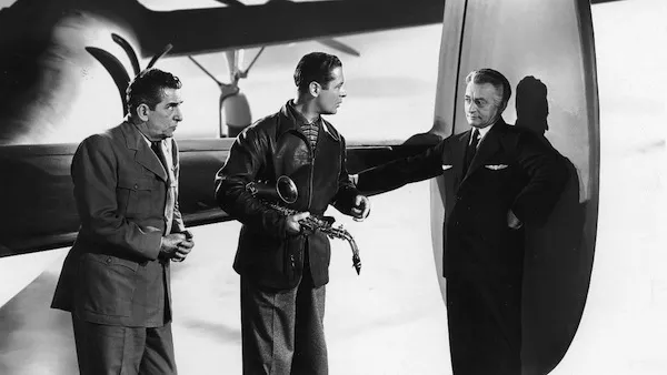 Edward Everett Horton, Robert Montgomery and Claude Rains in Here Comes Mr. Jordan (Photo: Criterion)