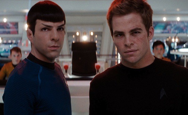 Zachary Quinto and Chris Pine in Star Trek (Photo: Paramount)