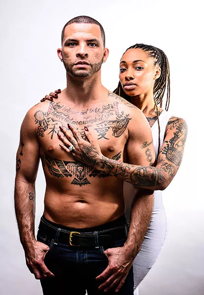 Brandon Locklear and Dutchess Lattimore (Photo by Kevin “Surf” Mitchell)