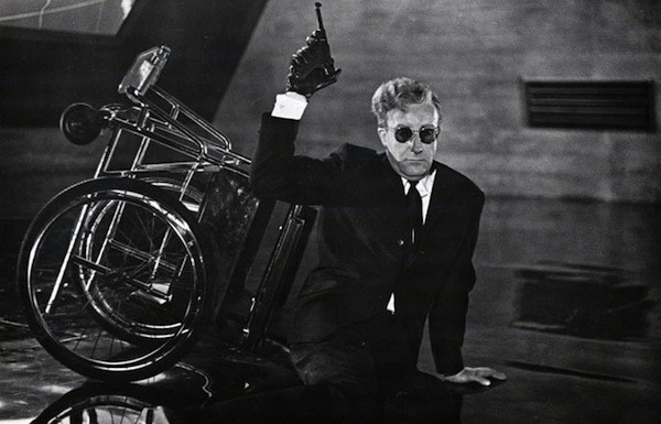 Peter Sellers in Dr. Strangelove, Or: How I Learned to Stop Worrying and Love the Bomb (Photo: Criterion)