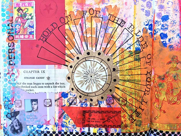 A work by Ciel Gallery instructor and artist, Caroline Brown. (Photo by Caroline Brown)