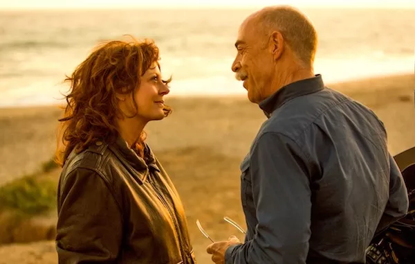 Susan Sarandon and J.K. Simmons in The Meddler (Photo: Sony)