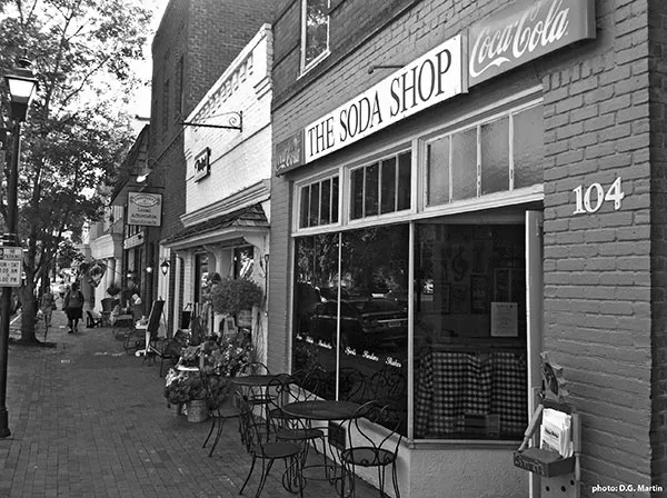 The Soda Shop in Davidson. (Photo courtesy of D.G. Martin)