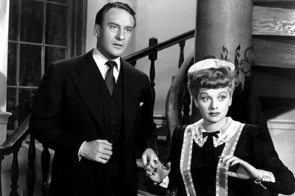 George Sanders and Lucille Ball in Lured (Photo: Cohen)