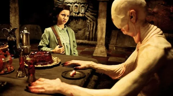 Ivana Baquero and Doug Jones in Pan’s Labyrinth (Photo: Criterion)