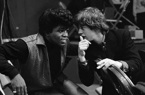 James Brown and Mick Jagger in The T.A.M.I. Show (Photo: Shout!)