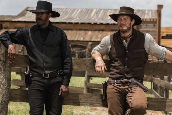 Denzel Washington and Chris Pratt in The Magnificent Seven (Photo: Columbia & MGM)