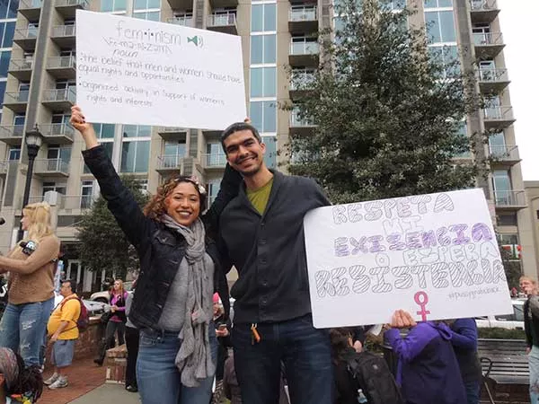 Karla Theodore (left). - RYAN PITKIN