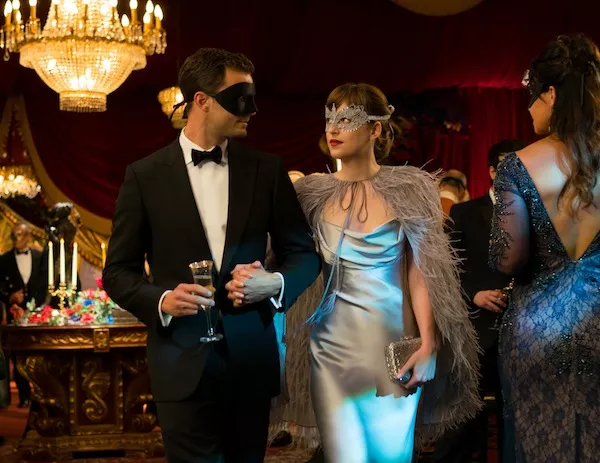 Jamie Dornan and Dakota Johnson in Fifty Shades Darker (Photo: Universal)
