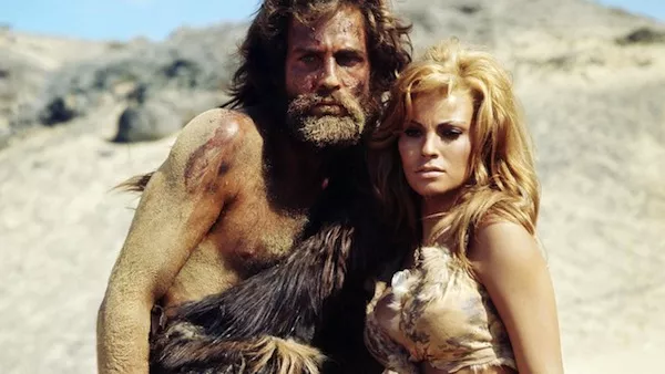 John Richardson and Raquel Welch in One Million Years B.C. (Photo: Kino)
