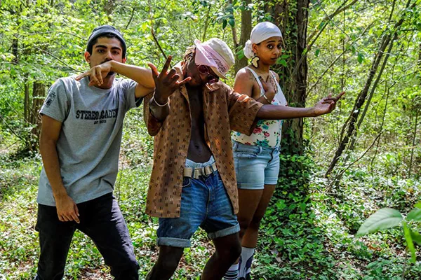 Muse-Sick is Ricky Rogers (from left), Krishna Krown and Celeste Moonchild. Photo by Bambam.