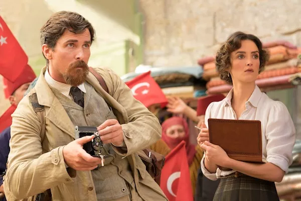 Christian Bale and Charlotte Le Bon in The Promise (Photo: Open Road)
