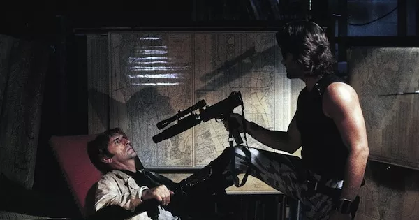 Harry Dean Stanton and Kurt Russell in Escape from New York (Photo: Embassy)