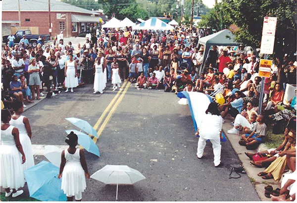 A shot from one of the first local Juneteenth Festivals.