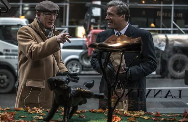 Richard Gere and Lior Ashkenazi in Norman: The Moderate Rise and Tragic Fall of a New York Fixer (Photo: Sony Pictures Classics)