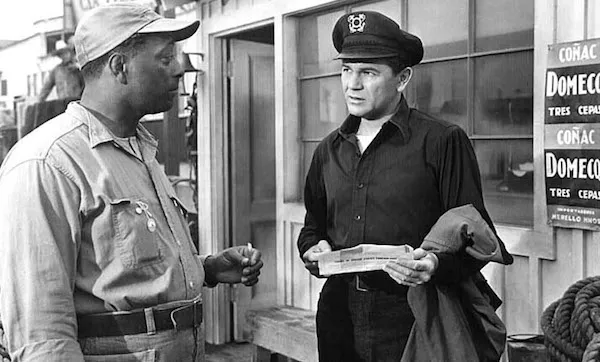 Juano Hernandez and John Garfield in The Breaking Point (Photo: Criterion)