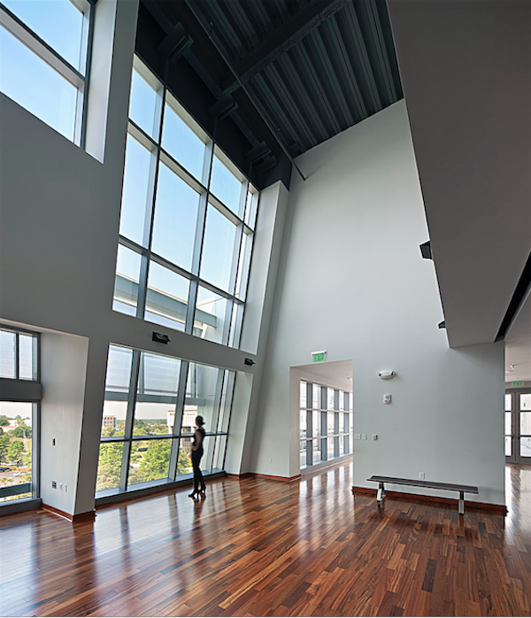 The Gantt Center space "took our breath away." (Photo by Mark Herboth)