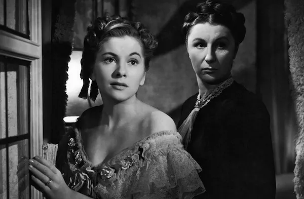 Joan Fontaine and Judith Anderson in Rebecca (Photo: Criterion)