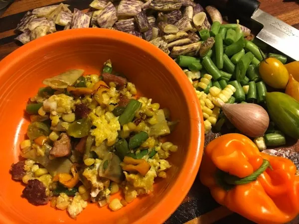 Grannie Smith's Succotash. (Photo by Ari LeVaux)