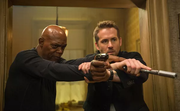 Samuel L. Jackson and Ryan Reynolds in The Hitman's Bodyguard (Photo: Summit)