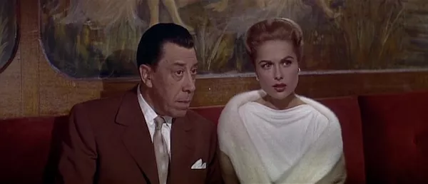 Fernandel and Martha Hyer in Paris Holiday (Photo: Kino)