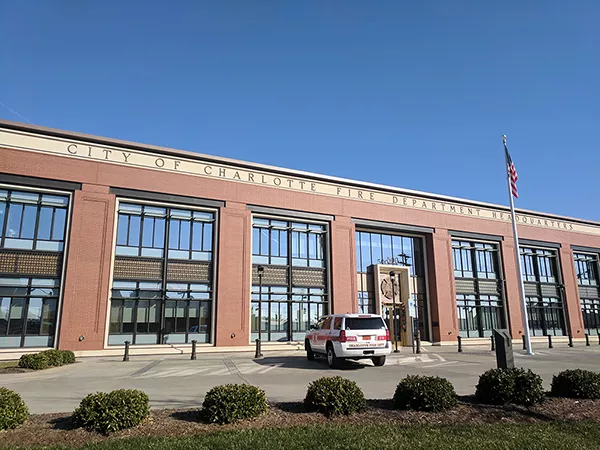 The CFD headquarters, recently built on North Graham Street.