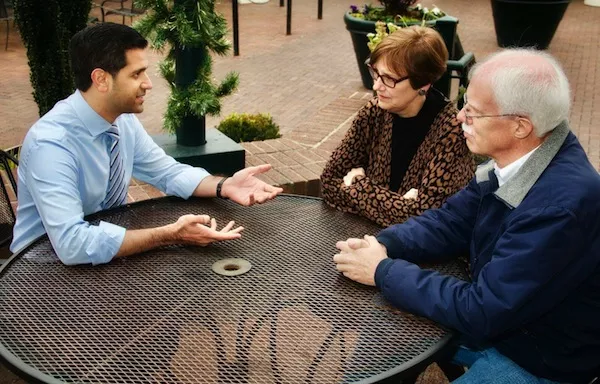 Mujtaba connects with the people.