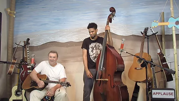 Americana great David Childers (left) came to TSC with bassist Korey Dudley in June 2017.