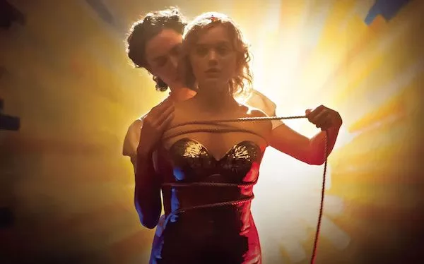 Rebecca Hall (back) and Bella Heathcote in Professor Marston and the Wonder Women (Photo: Sony)