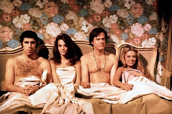 Elliott Gould, Natalie Wood, Robert Culp and Dyan Cannon in Bob & Carol & Ted & Alice (Photo: Twilight Time)