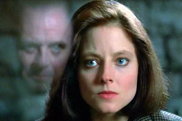 Anthony Hopkins and Jodie Foster in The Silence of the Lambs (Photo: Criterion)