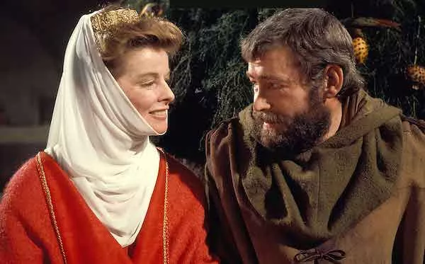 Katharine Hepburn and Peter O’Toole in The Lion in Winter (Photo: Kino, MGM & Studio Canal)