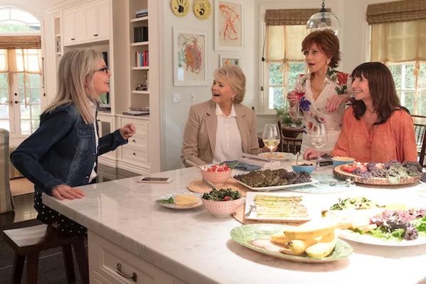 Diane Keaton, Candice Bergen, Jane Fonda and Mary Steenburgen in Book Club (Photo: Paramount)