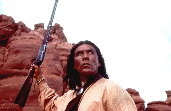 Wes Studi in Geronimo: An American Legend (Photo: Twilight Time)
