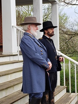 Actors portraying generals Grant and Lee - Uploaded by JanWelch